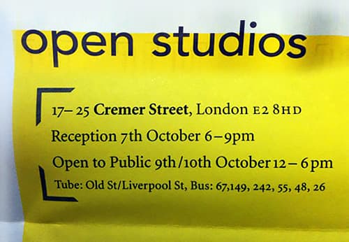 Open Studios