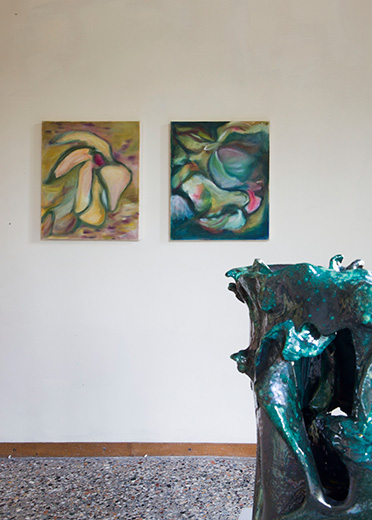 Installation view III @ Casa Testori 2020