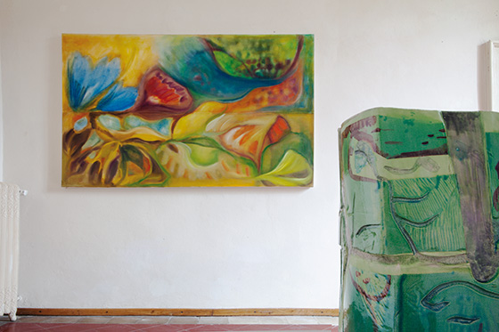 Installation view at Casa Testori, Italy 2020