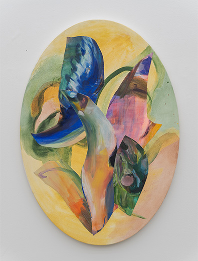 Leaves IV, 102x72cm,oil, pigment, arcylic resin and collages on canvas, 2017-22